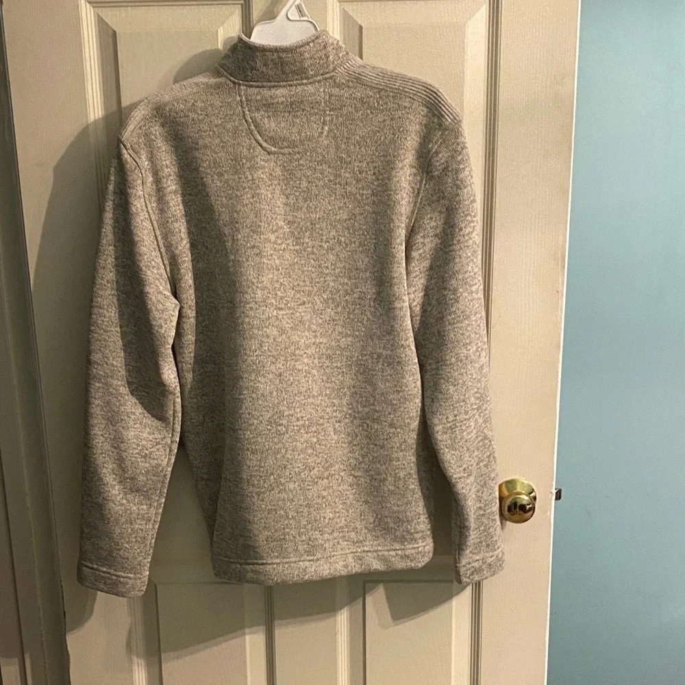 Van Heusen Gray Button-Up Men's Sweater - Picture 3 of 7